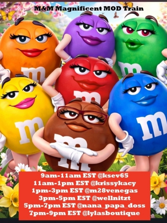 Other - M&M's Magnificent MOD Train APRIL 25TH 🎉 KATE SPADE & STANLEY TUMBLER PRIZE🎉🎉